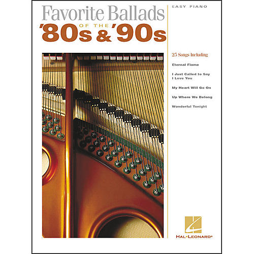 Favorite Ballads Of The 80's & 90's For Easy Piano