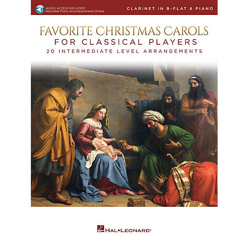 Hal Leonard Favorite Christmas Carols for Classical Players - Clarinet and Piano Book/Audio Online