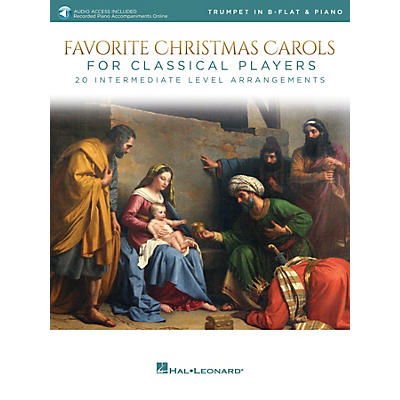 Hal Leonard Favorite Christmas Carols for Classical Players - Trumpet and Piano Book/Audio Online
