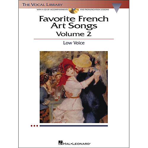 Hal Leonard Favorite French Art Songs for Low Voice Volume 2 Book/CD