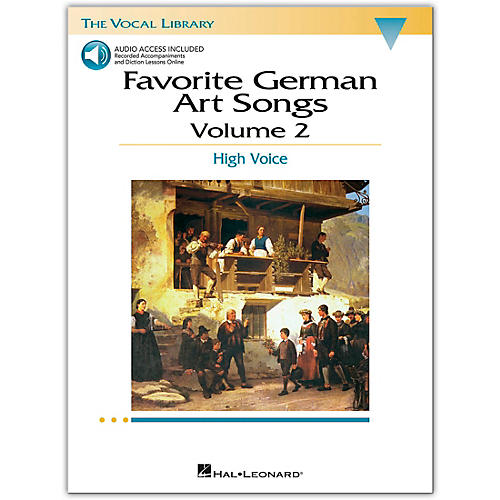Favorite German Art Songs for High Voice Volume 2 Book/Online Audio