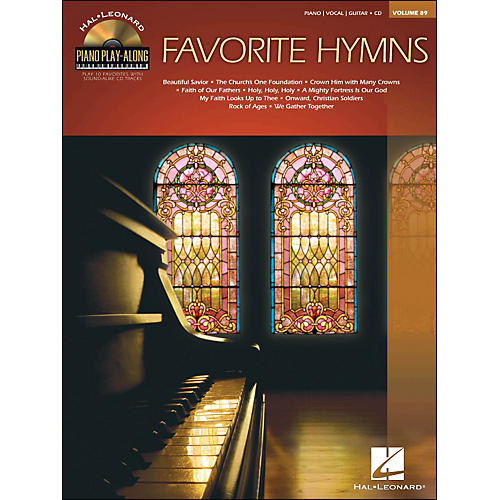 Favorite Hymns - Piano Play-Along Volume 89 (CD/Pkg) arranged for piano, vocal, and guitar (P/V/G)