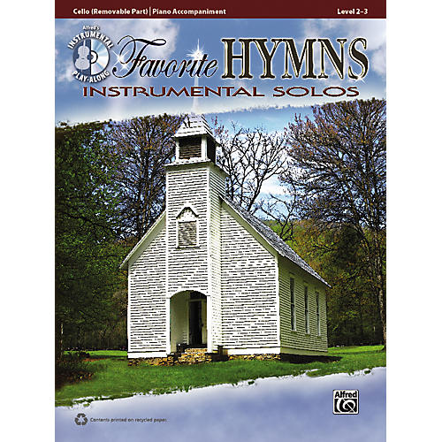 Alfred Favorite Hymns Instrumental Solos Cello Book & CD