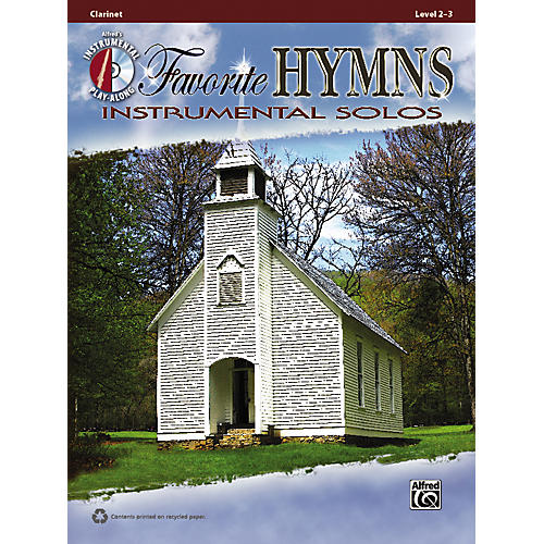 Alfred Favorite Hymns Instrumental Solos Clarinet Book & CD