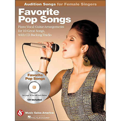 Favorite Pop Songs - Audition Songs for Female Singers Book/CD