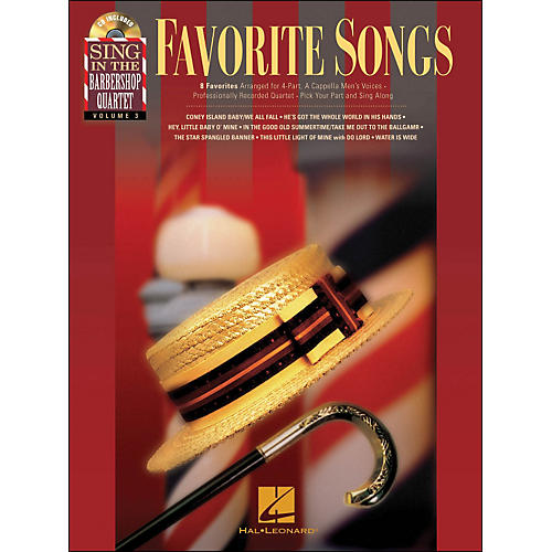 Hal Leonard Favorite Songs - Sing In The Barbershop Quartet Series Vol. 3 Book/CD