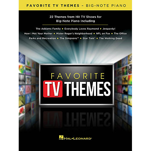 Hal Leonard Favorite TV Themes Big Note Piano Songbook