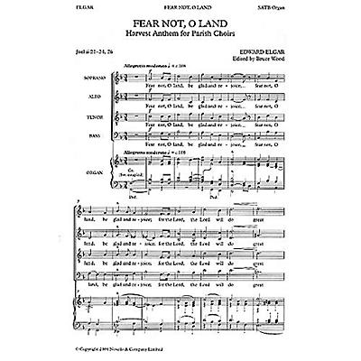 Novello Fear Not, O Land Composed by Edward Elgar