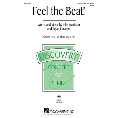 Hal Leonard Feel the Beat! (Discovery Level 1) 2-Part Composed by Roger Emerson