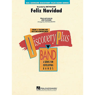Hal Leonard Feliz Navidad - Discovery Plus Concert Band Series Level 2 arranged by Michael Brown