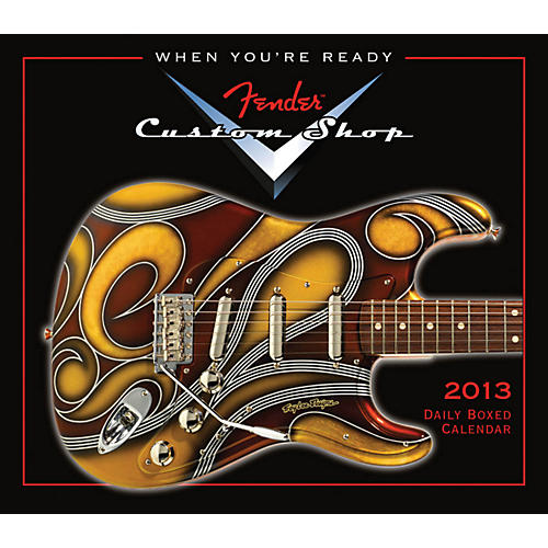 Fender Custom Shop 2013 Daily Boxed Calendar