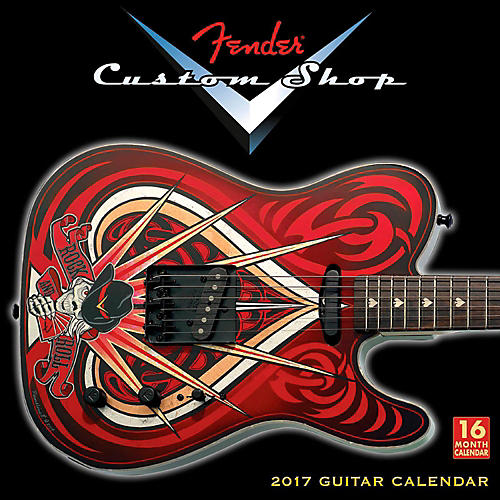 Fender Custom Shop 2017 16-Month Wall Calendar