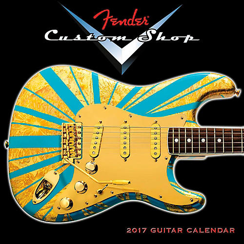 Fender Custom Shop 2017 Mini Wall Calendar