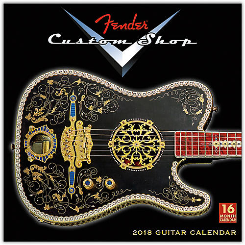 Fender Custom Shop 2018 Wall Calendar