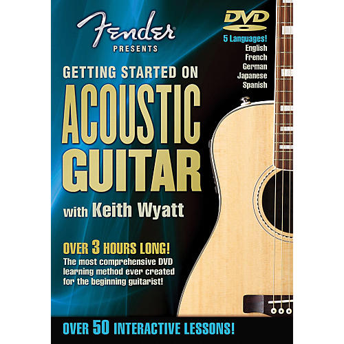 Fender DVD Package - Getting Started On Acoustic Guitar