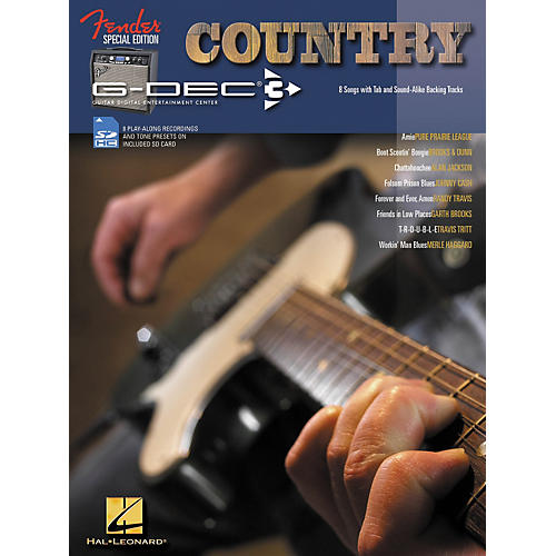 Fender G-Dec Country Guitar Play-Along Songbook/SD Card
