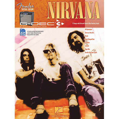Hal Leonard Fender G-Dec Nirvana Guitar Play-Along Songbook/SD Card