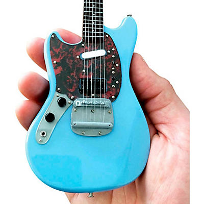 Axe Heaven Fender Mustang Sonic Blue Miniature Guitar Replica Collectible