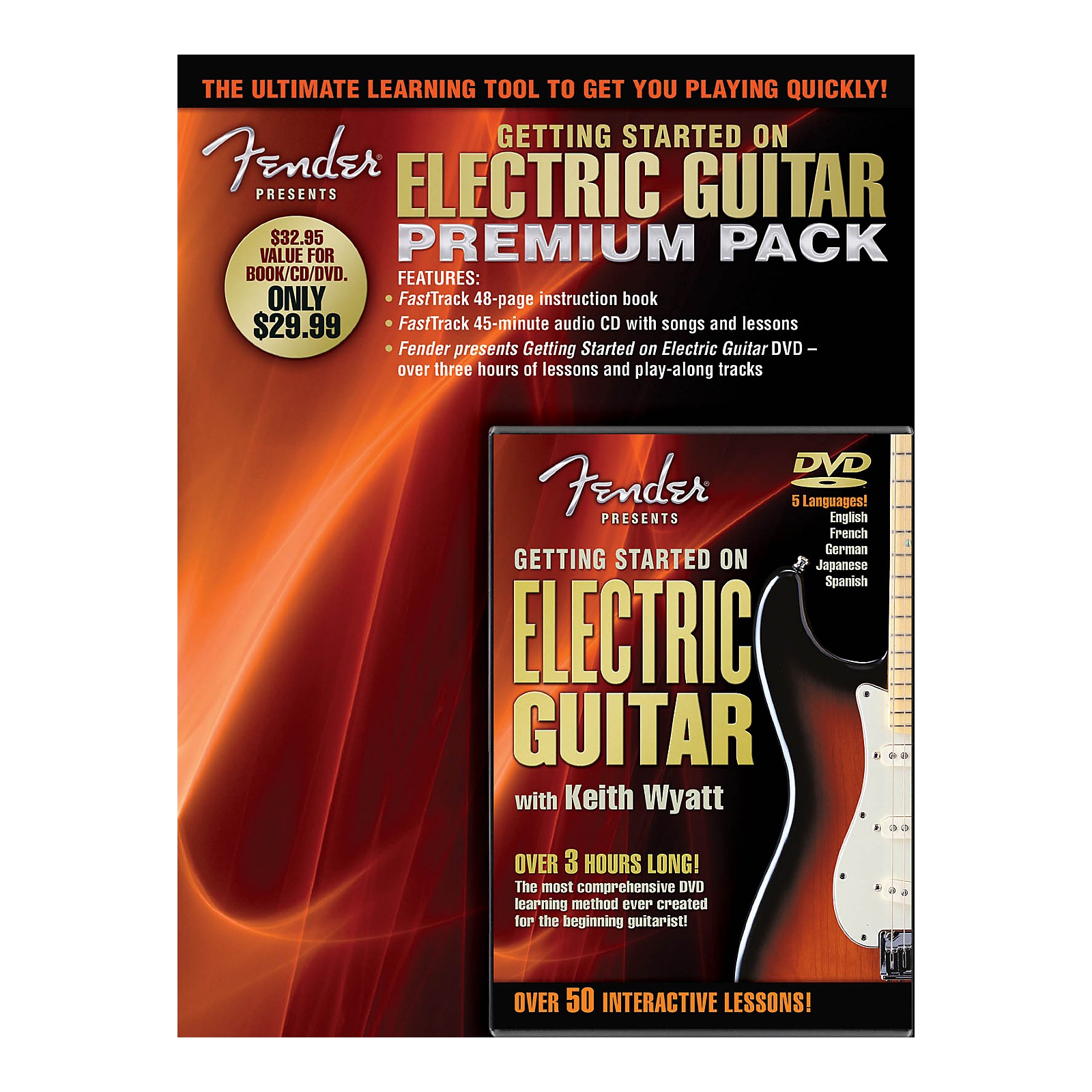 Hal Leonard Fender Presents Getting Started On Electric Guitar Premium