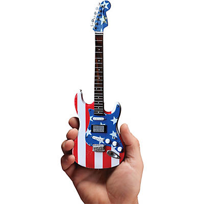 Axe Heaven Fender Stratocaster - Stars & Stripes USA - Wayne Kramer Officially Licensed Miniature Guitar Replica