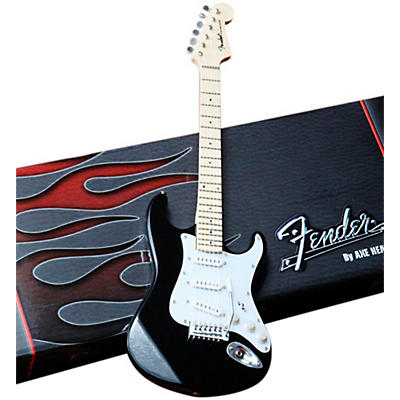 Axe Heaven Fender Stratocaster Classic Black Miniature Guitar Replica Collectible