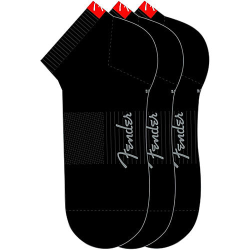Perri's Fender The Icon Back Tab Liner Socks Black
