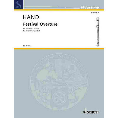 Schott Festival Overture (Score and Parts) Composed by Colin Hand