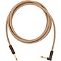Fender Festival Pure Hemp Straight to Angle Instrument Cable 10 ft. Brown