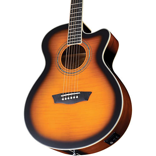 Washburn Festival Series Acoustic-Electric Guitar Tobacco Burst