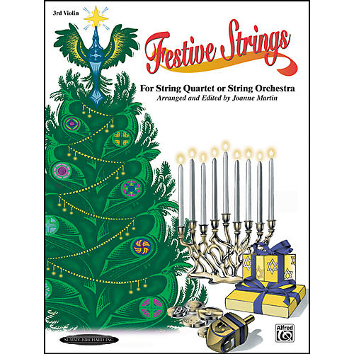 Festive Strings for String Quartet or String Orchestra 3rd Violin Part