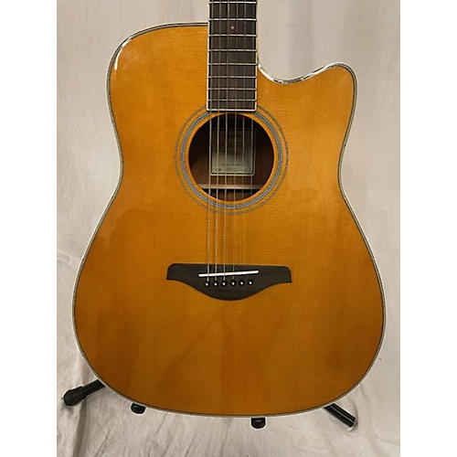 Yamaha Fgc-ta Acoustic Electric Guitar Natural
