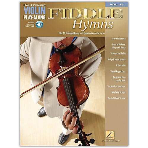 Fiddle Hymns - Violin Play-Along Volume 18 Book/Online Audio