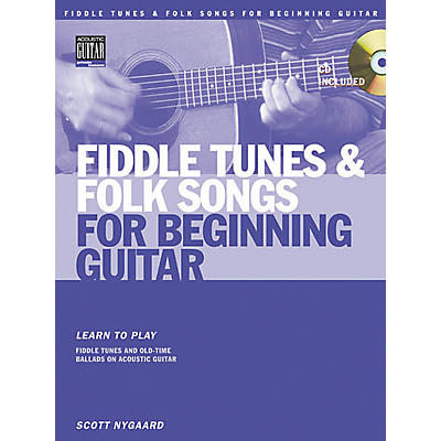 String Letter Publishing Fiddle Tunes and Folk Songs for Beginning Guitar (Book/CD)