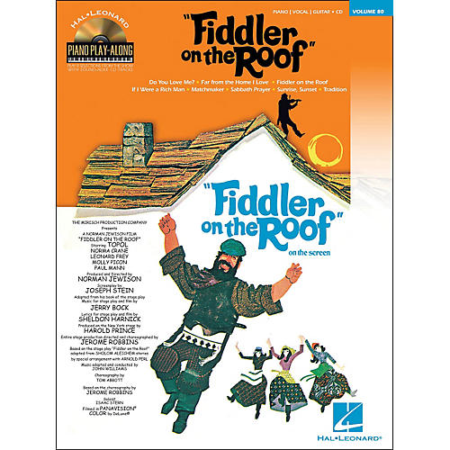 Fiddler On The Roof - Piano Play-Along Volume 80 (Book/CD) arranged for piano, vocal, and guitar (P/V/G)