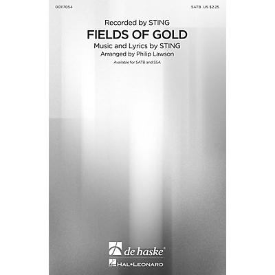 De Haske Music Fields of Gold (SATB) SATB by Sting arranged by Philip Lawson