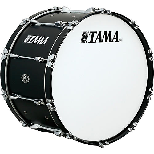 Tama Marching Fieldstar Marching Bass Drum, Satin Black 22 x 14 in.