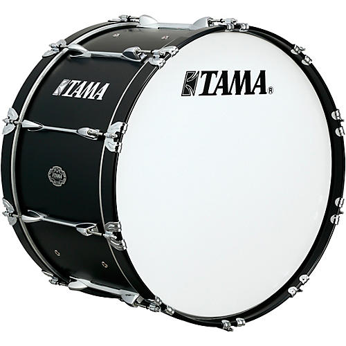 Tama Marching Fieldstar Marching Bass Drum, Satin Black 28 x 14 in.