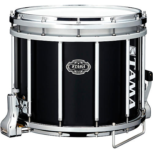Tama Marching Fieldstar Marching Snare Drum, Satin Black 14 x 12 in.