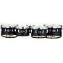 Tama Marching Fieldstar Marching Tenor Drums, Quint with Power Cut, Satin Black 6, 8, 10, 12, 13 in.