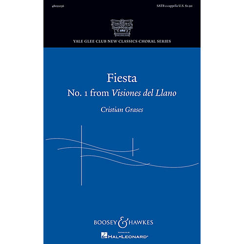 Boosey and Hawkes Fiesta SATB a cappella composed by Cristian Grases