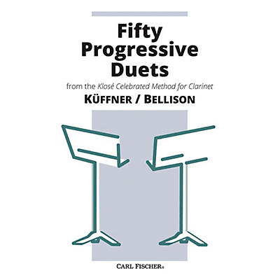 Carl Fischer Fifty Progressive Duets Book - Clarinet