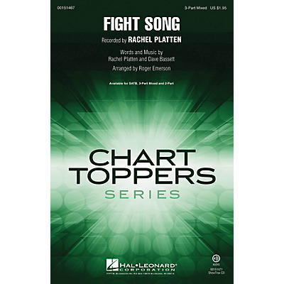 Hal Leonard Fight Song 3-Part Mixed by Rachel Platten arranged by Roger Emerson