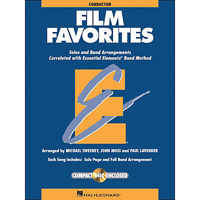 Hal Leonard Film Favorites Conductor Book/CD