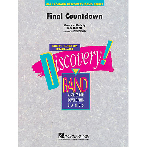 Hal Leonard Final Countdown Concert Band Level 1.5 Arranged by Johnnie Vinson