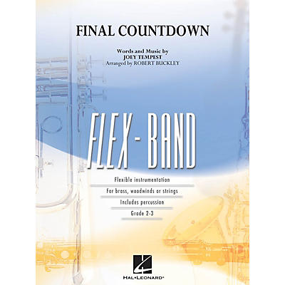 Hal Leonard Final Countdown Concert Band Level 2-3 by Europe Arranged by Robert Buckley