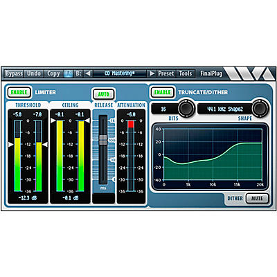 Wave Arts FinalPlug 6 Peak Limiter/Volume Maximizer Plug-in (Software Download)