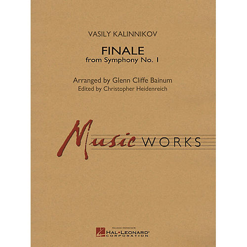 Hal Leonard Finale from Symphony No. 1 (Revised Edition) Concert Band Level 5 Arranged by Glenn Cliffe Bainum