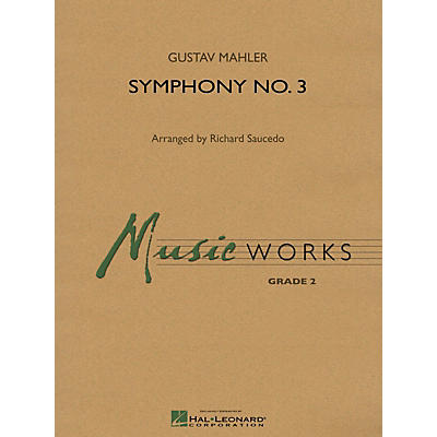 Hal Leonard Finale to Symphony No. 3 Concert Band Level 2 Arranged by Richard Saucedo