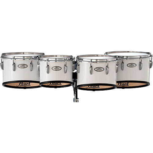 Pearl Finalist FMTB0234 Marching Tenor Set Condition 1 - Mint 10, 12, 13, 14 in. Pure White