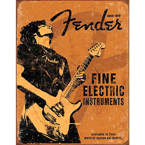Fine Electric Instruments Tin Sign